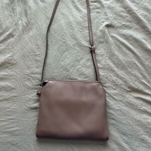 Elegant Taupe Crossbody Bag